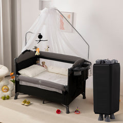 5-in-1 Baby Bassinet with 5 Adjustable Height