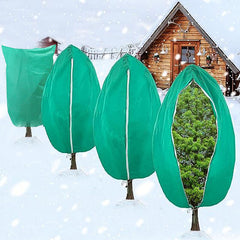 Reusable Plant Covers for Winter with Zipper Drawstring