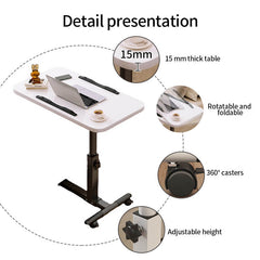 Adjustable and Foldable Overbed Table