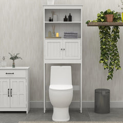 70" Over the Toilet Storage Cabinet 2 Shelves