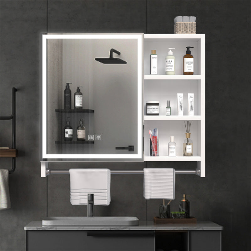 Modern 32x28 inches Bathroom Cabinets with Mirrors and LED Lights