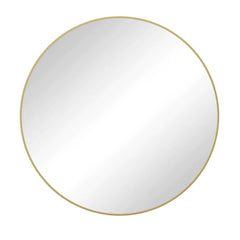 39 Inch Metal Framed Round Wall Mirror