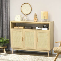 38.2"Rattan Storage Cabinet