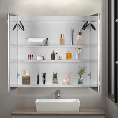 Double Door LED Bathroom Mirror Cabinet