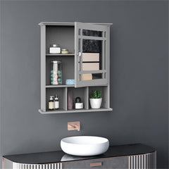 19" L x 23.5" H Bathroom Cabinet with Mirror