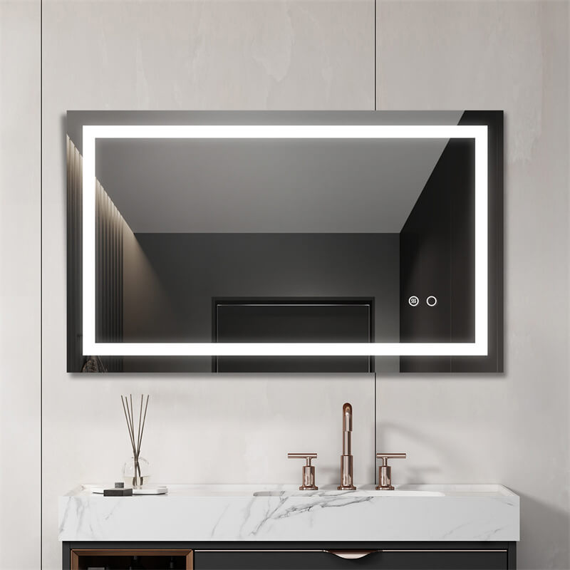 LED Bathroom Vanity Mirror Anti-Fog Wall Mirror