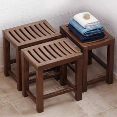 Waterproof Wood Shower Stool