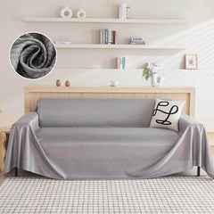 Ice Silk Fabric Sofa Throw Blanket