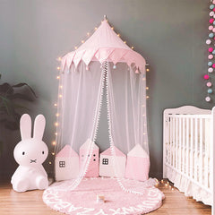 Princess Bed Canopy Wall Mounted Crib Hanging Net