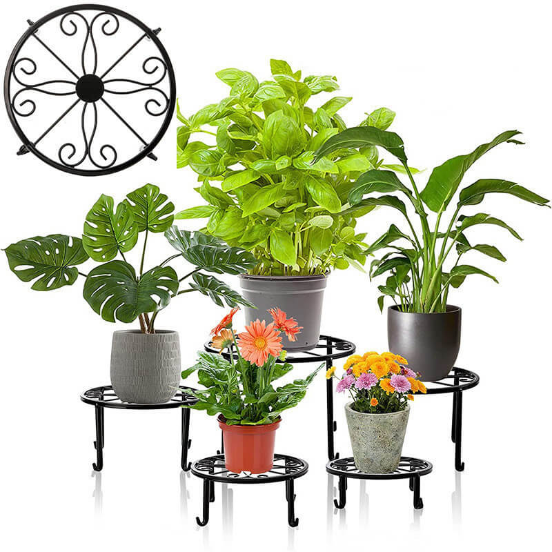 5Pcs Metal Plant Stand