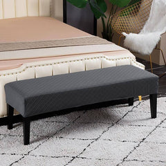 Stretch Jacquard Dining Bench Covers