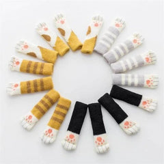 Cat Paw Chair Socks (4pcs)