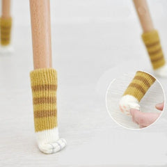 Cat Paw Chair Socks (4pcs)