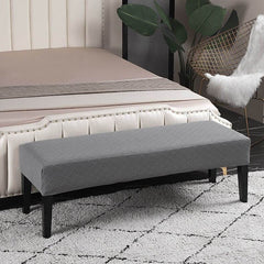 Stretch Jacquard Dining Bench Covers