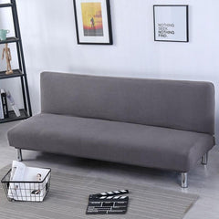 Stretch Jacquard Armless Sofa Slipcover