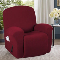 High Stretch Recliner Sofa Slipcover 4-Pieces