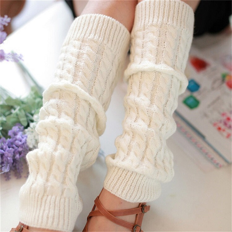 Women Knit Leg Warmers for Winter