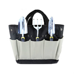 Canvas Garden Tool Tote Bag with 8 Pockets