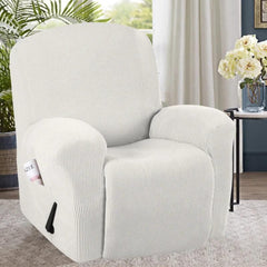 High Stretch Recliner Sofa Slipcover 4-Pieces