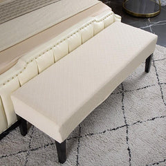 Stretch Jacquard Dining Bench Covers