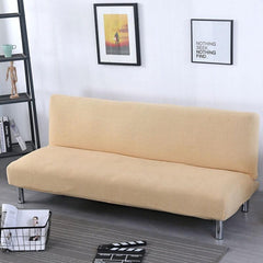 Stretch Jacquard Armless Sofa Slipcover