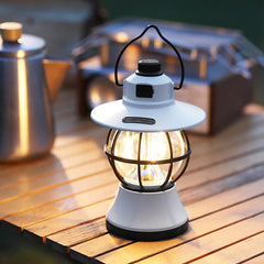 Vintage LED Camping Lantern for Outdoor