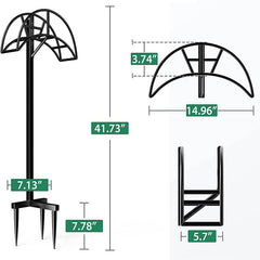 Detachable Garden Hose Holder Freestanding