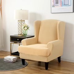 2-Piece Water Repellent Wingback Chair Covers