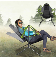 Recliner Luxury Rocking Camp Chair