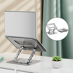 Foldable Laptop Stand with 360° Rotating Base